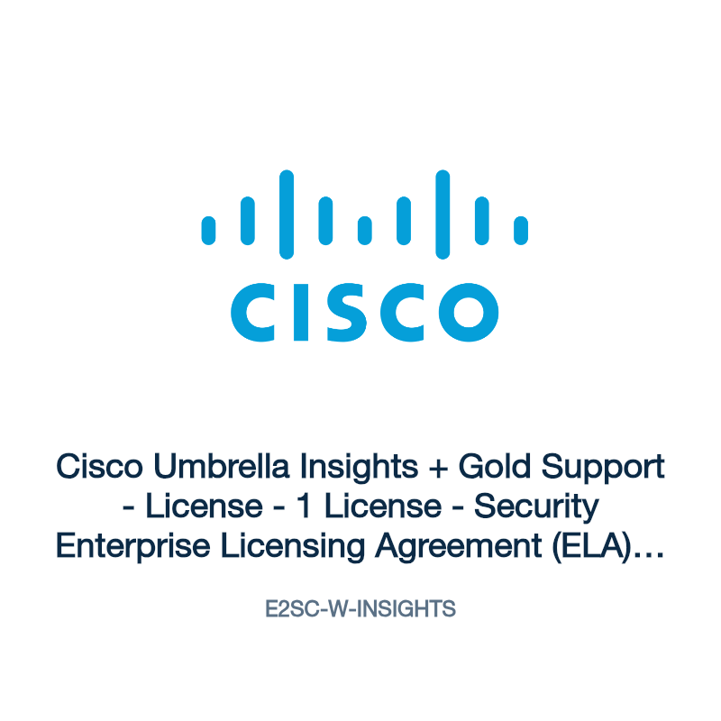 E2SC-W-INSIGHTS: Cisco Umbrella Insights + Gold Support