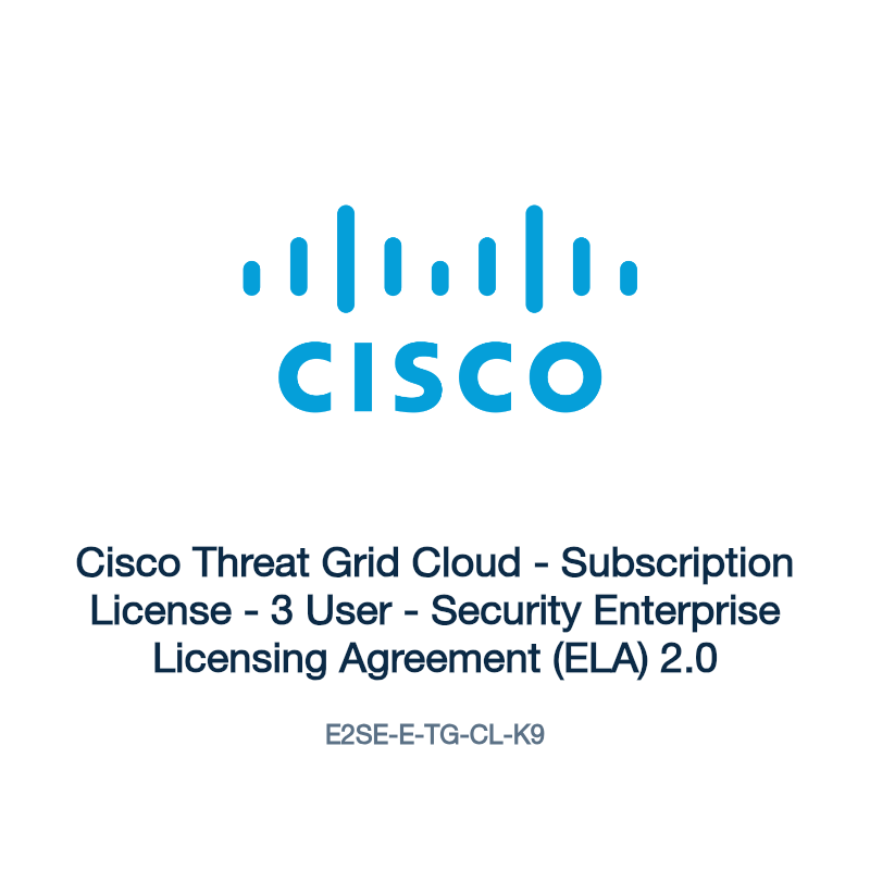 E2SE-E-TG-CL-K9: Cisco Threat Grid Cloud