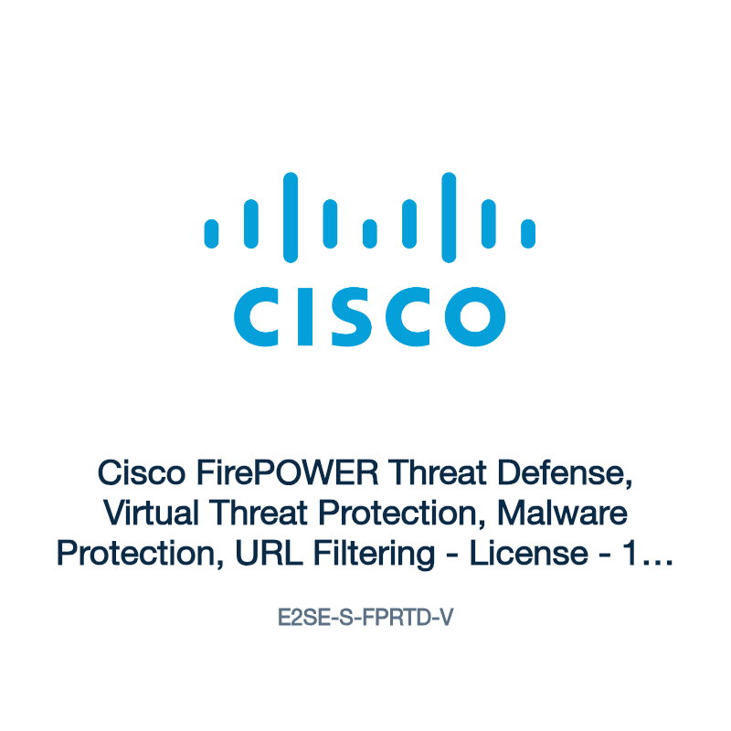 E2SE-S-FPRTD-V: Cisco FirePOWER Threat Defense, Virtual Threat Protection, Malware