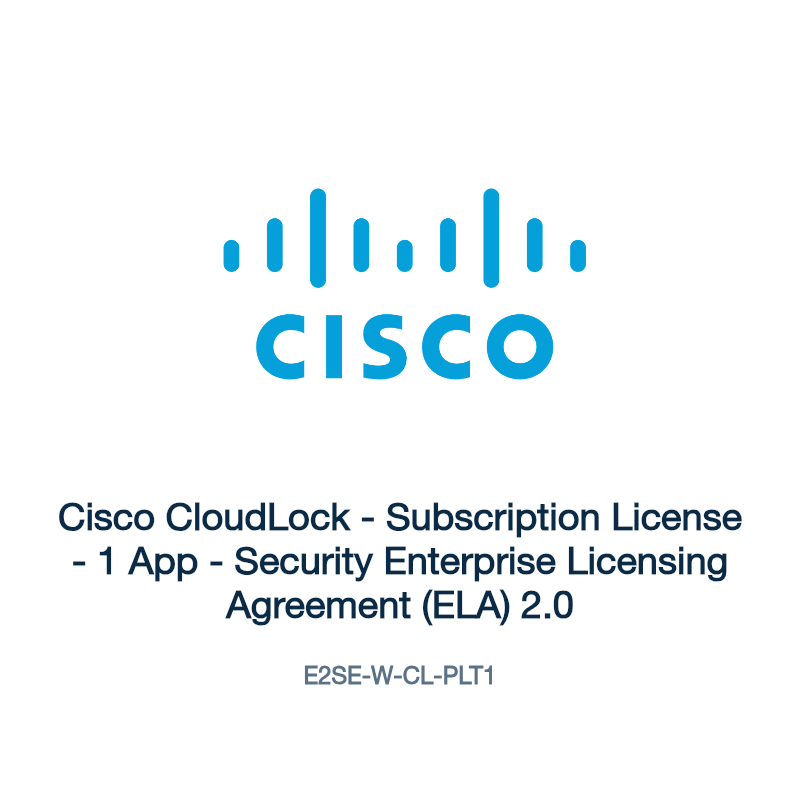 E2SE-W-CL-PLT1: Cisco CloudLock - Subscription License - 1 App