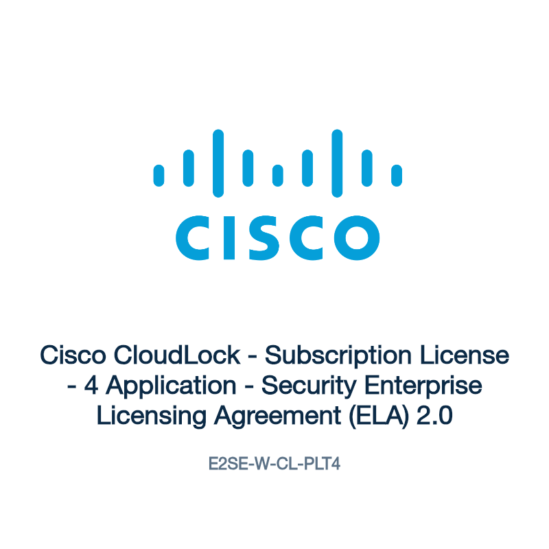 E2SE-W-CL-PLT4: Cisco CloudLock - Subscription License - 4 Application