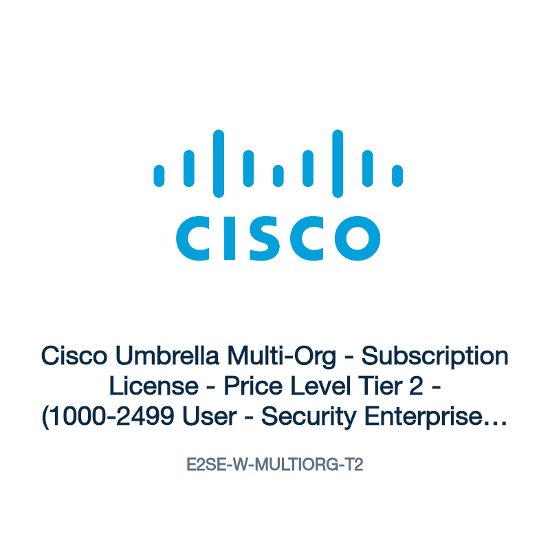 E2SE-W-MULTIORG-T2: Cisco Umbrella Multi-Org