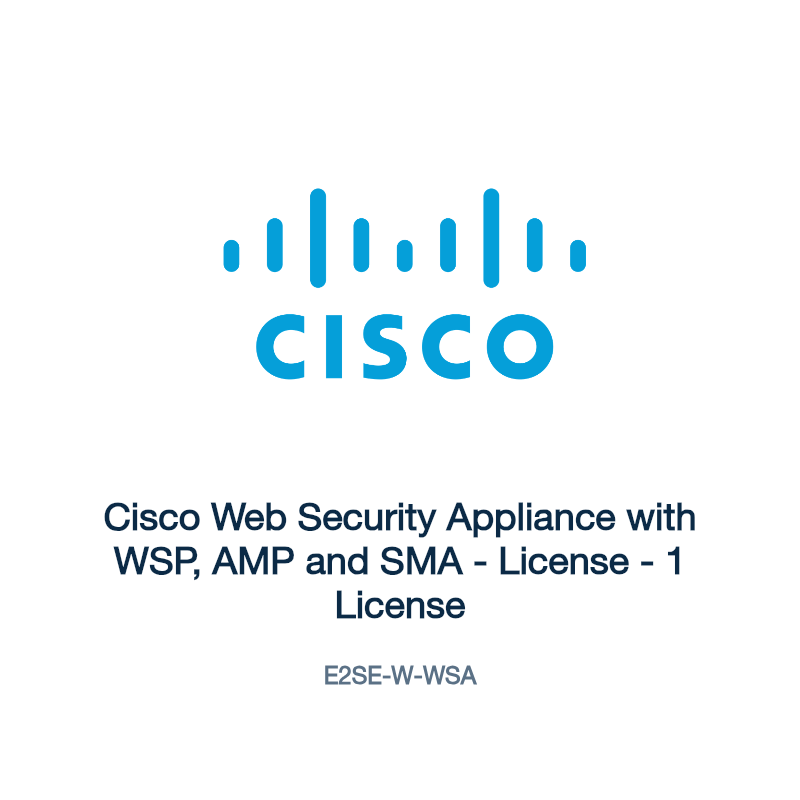 E2SE-W-WSA: Cisco Web Security Appliance with WSP, AMP and SMA