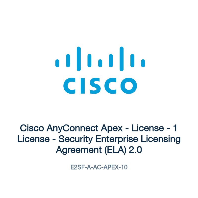 E2SF-A-AC-APEX-10: Cisco AnyConnect Apex
