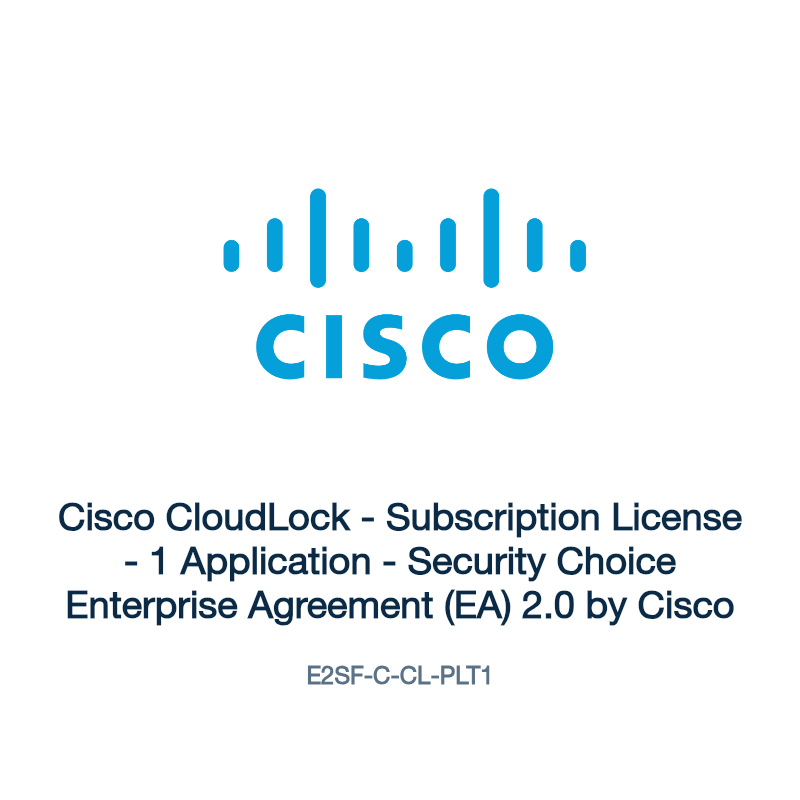 E2SF-C-CL-PLT1: Cisco CloudLock - Subscription License - 1 Application