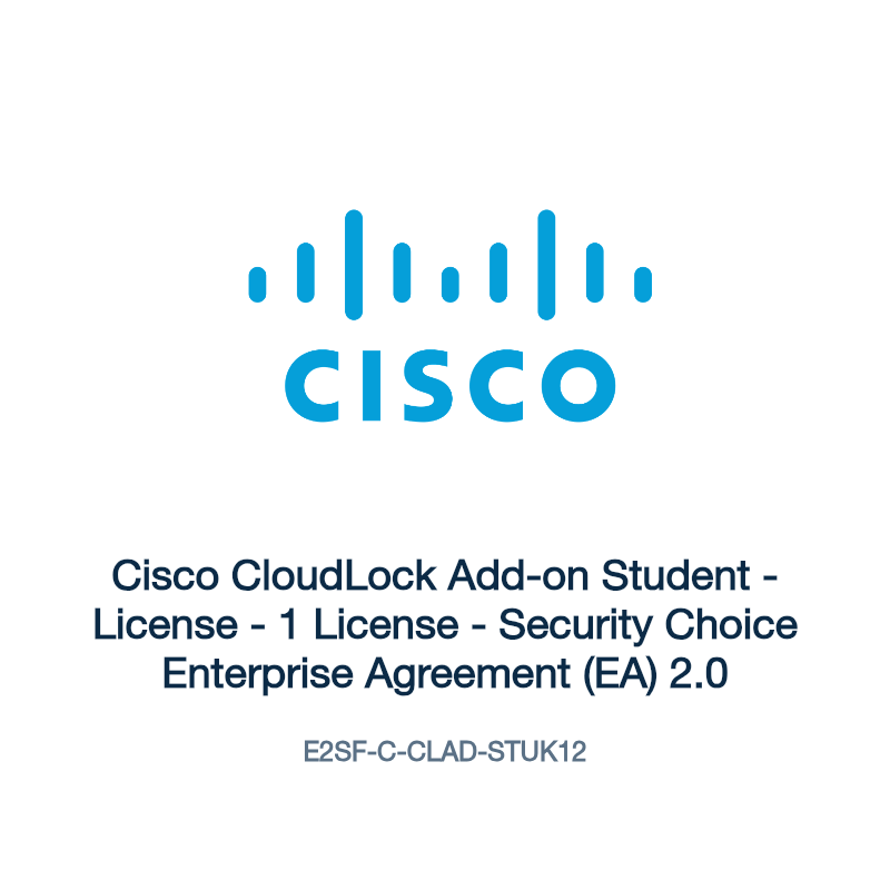 E2SF-C-CLAD-STUK12: Cisco CloudLock Add-on Student