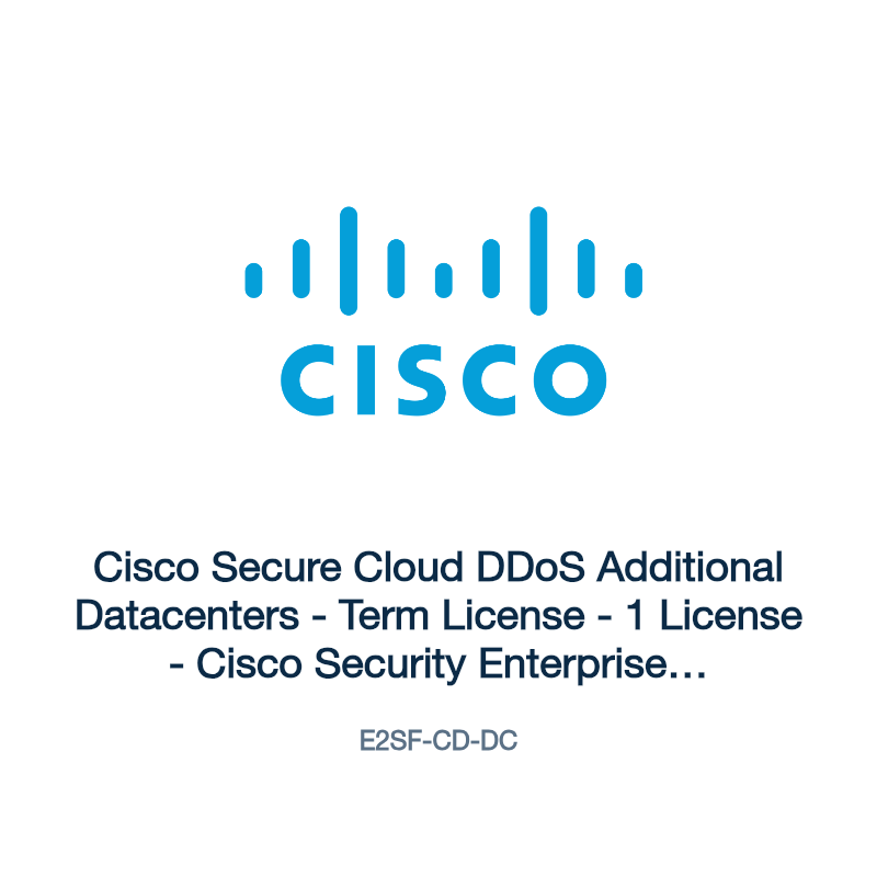 E2SF-CD-DC: Cisco Secure Cloud DDoS Additional Datacenters
