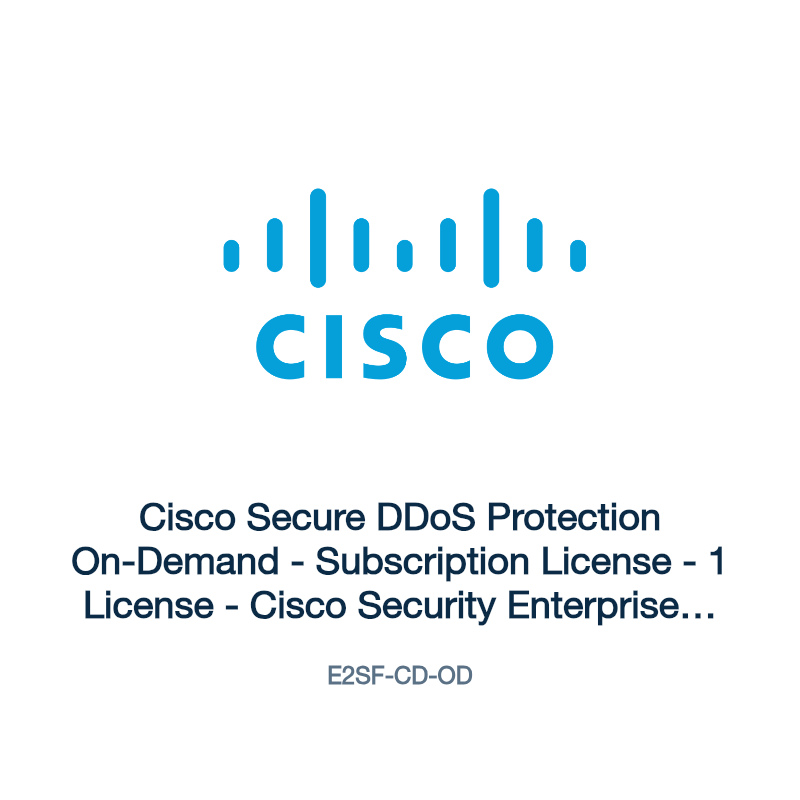 E2SF-CD-OD: Cisco Secure DDoS Protection On-Demand