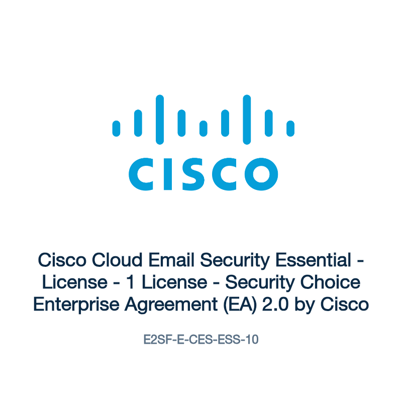 E2SF-E-CES-ESS-10: Cisco Cloud Email Security Essential