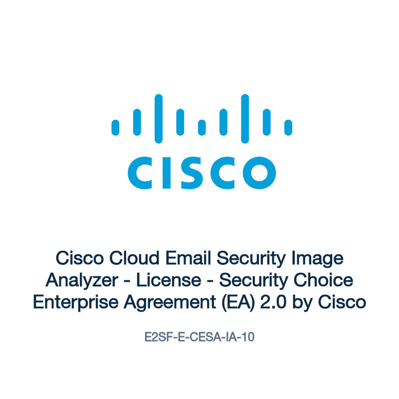 E2SF-E-CESA-IA-10: Cisco Cloud Email Security Image Analyzer
