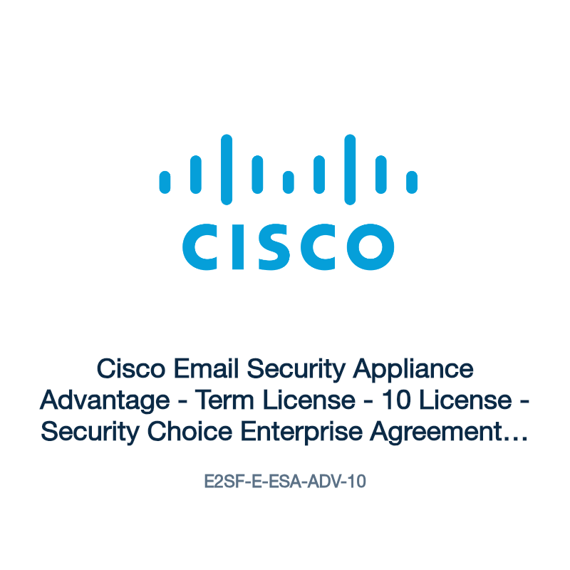E2SF-E-ESA-ADV-10: Cisco Email Security Appliance Advantage