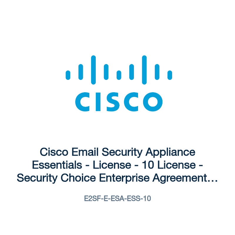 E2SF-E-ESA-ESS-10: Cisco Email Security Appliance Essentials