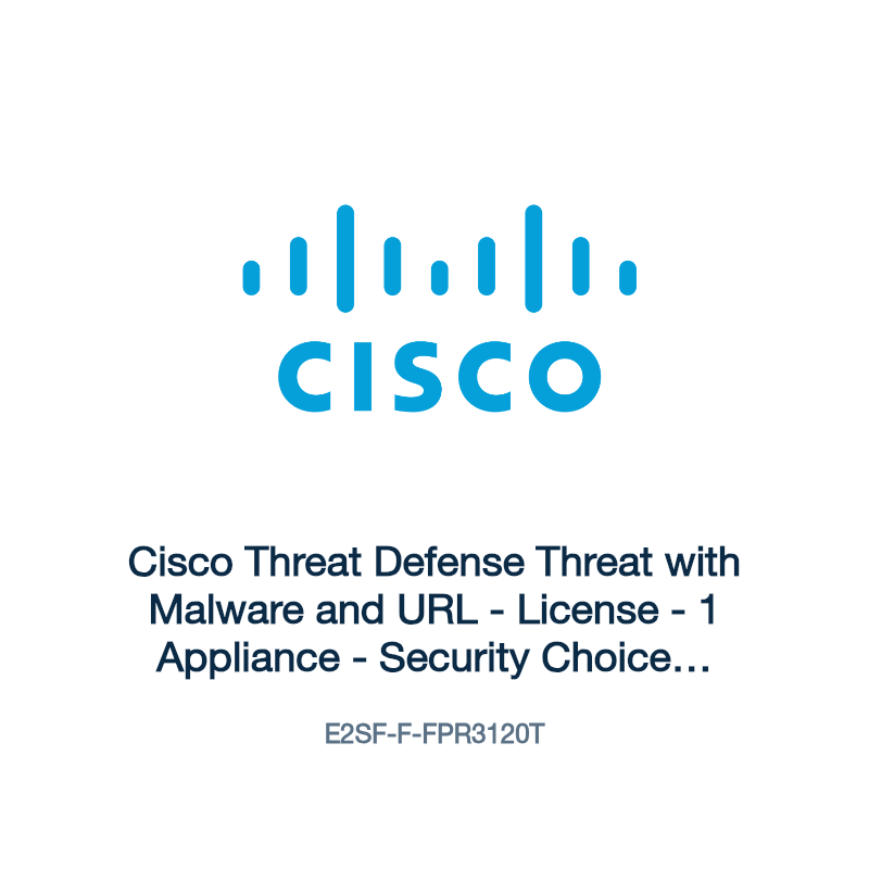 E2SF-F-FPR3120T: Cisco Threat Defense Threat with Malware and URL