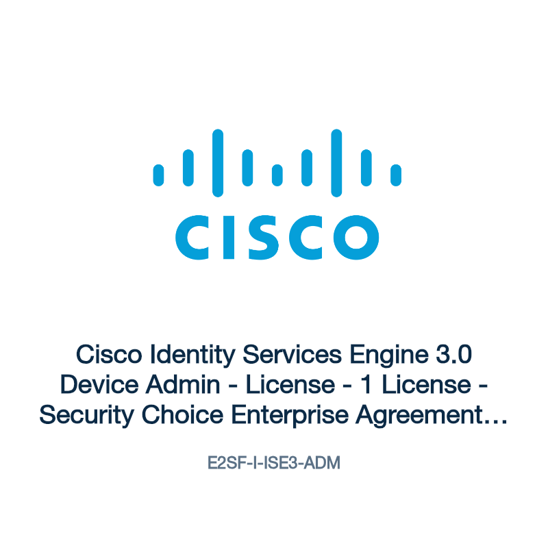 E2SF-I-ISE3-ADM: Cisco Identity Services Engine 3.0 Device Admin