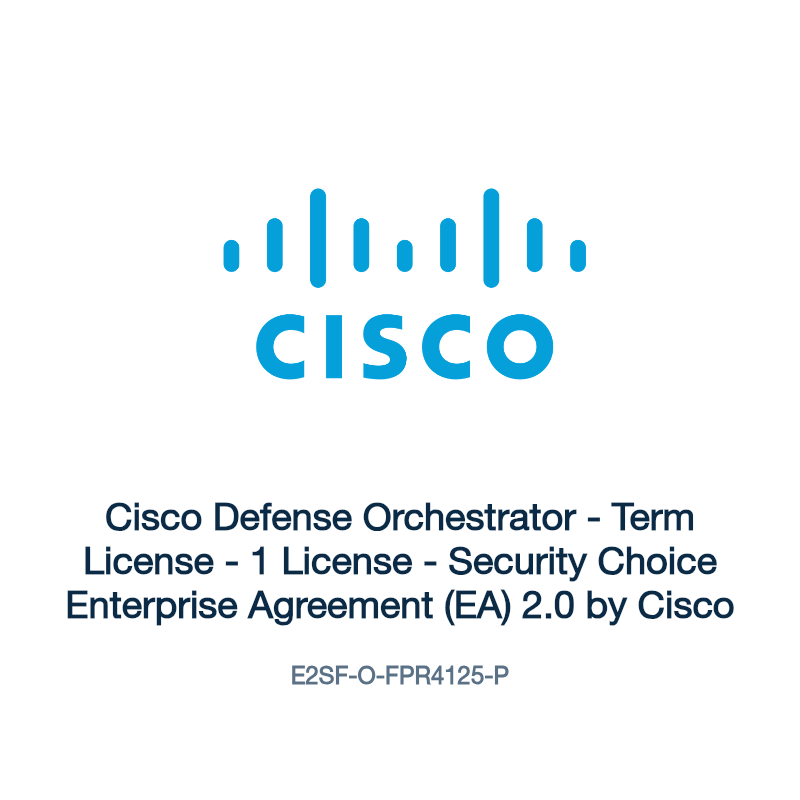 E2SF-O-FPR4125-P: Cisco Defense Orchestrator