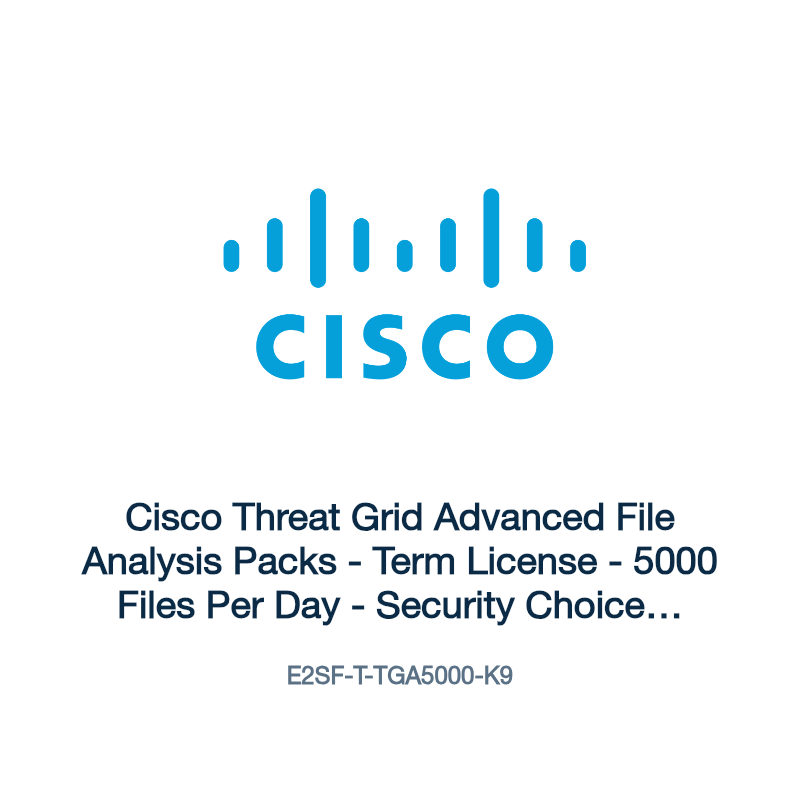 E2SF-T-TGA5000-K9: Cisco Threat Grid Advanced File Analysis Packs