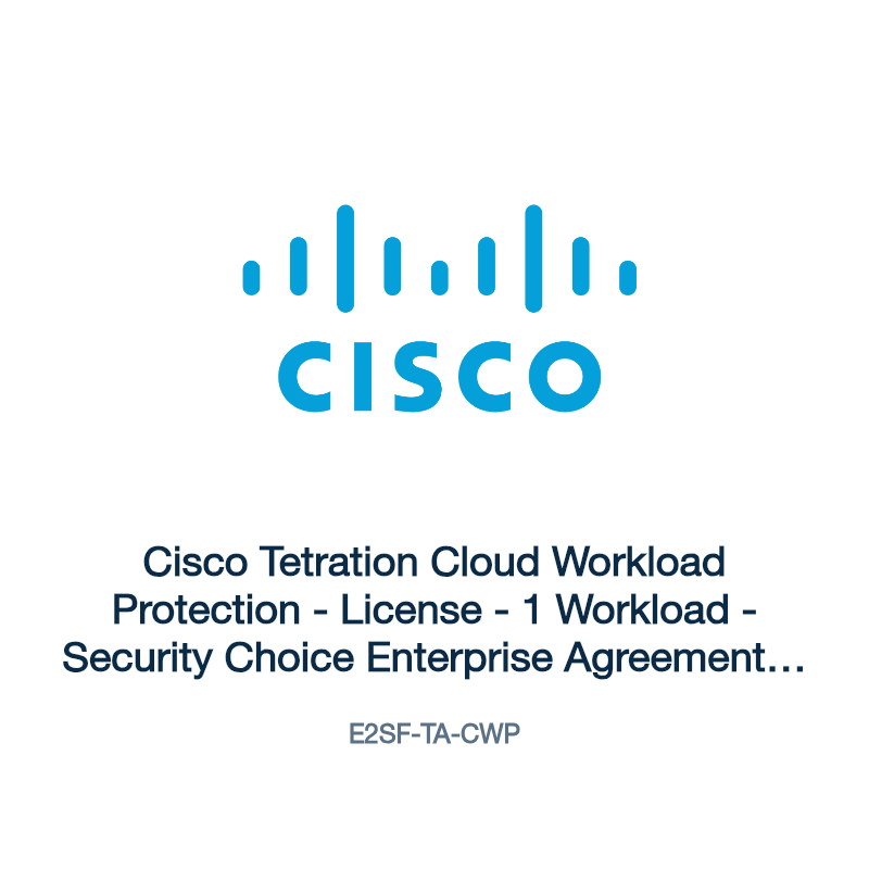 E2SF-TA-CWP: Cisco Tetration Cloud Workload Protection