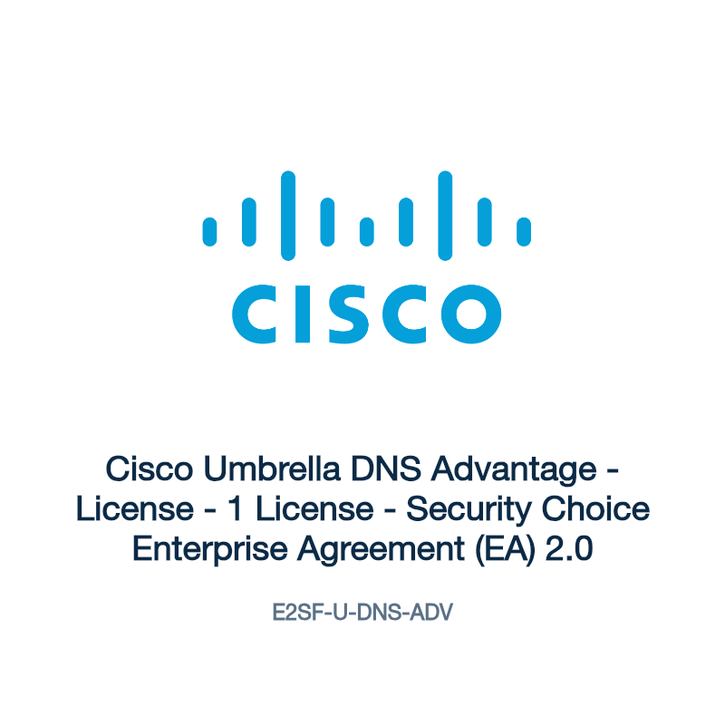 E2SF-U-DNS-ADV: Cisco Umbrella DNS Advantage