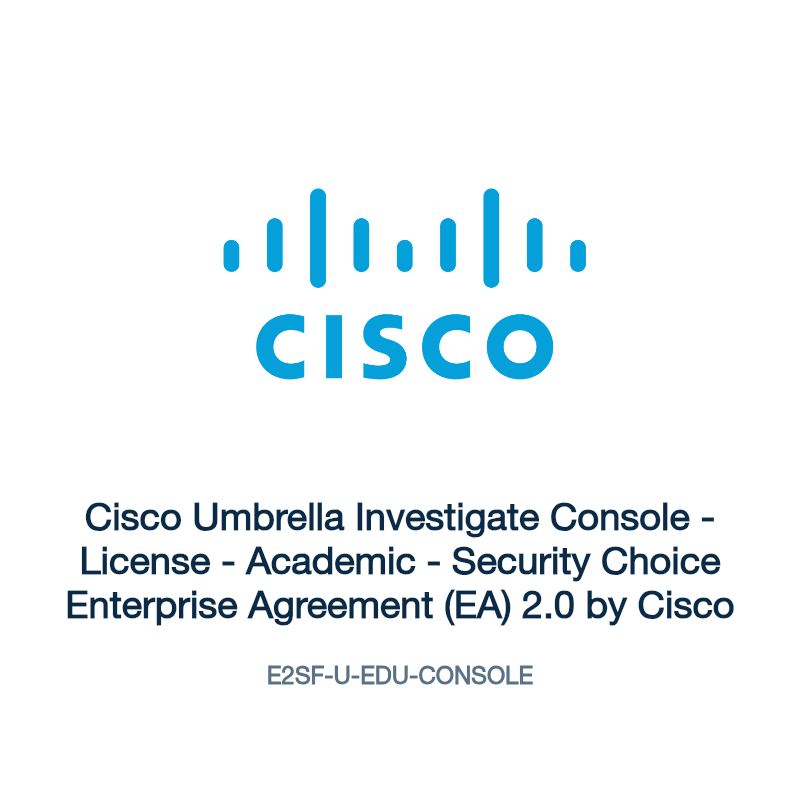 E2SF-U-EDU-CONSOLE: Cisco Umbrella Investigate Console