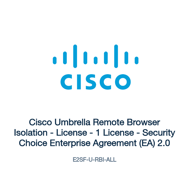 E2SF-U-RBI-ALL: Cisco Umbrella Remote Browser Isolation