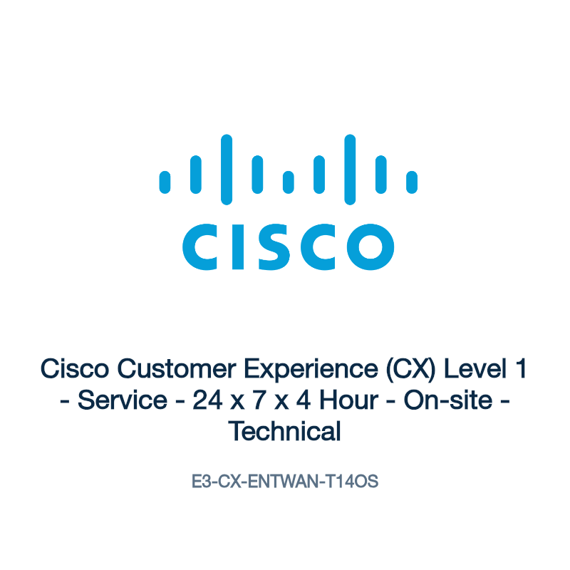 E3-CX-ENTWAN-T14OS: Cisco Customer Experience (CX) Level 1