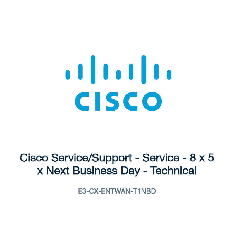 E3-CX-ENTWAN-T1NBD: Cisco Service/Support