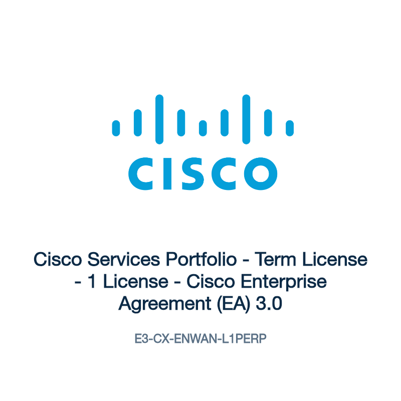 E3-CX-ENWAN-L1PERP: Cisco Services Portfolio