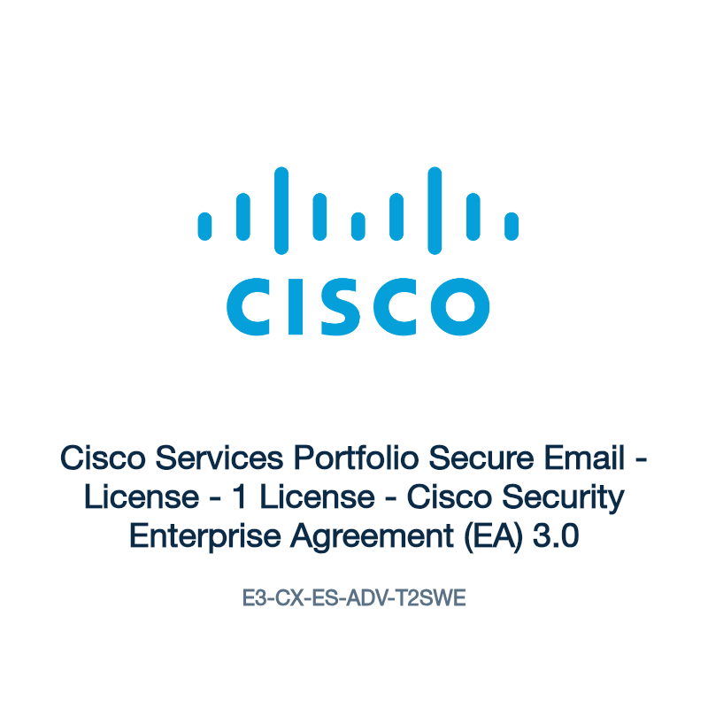 E3-CX-ES-ADV-T2SWE: Cisco Services Portfolio Secure Email