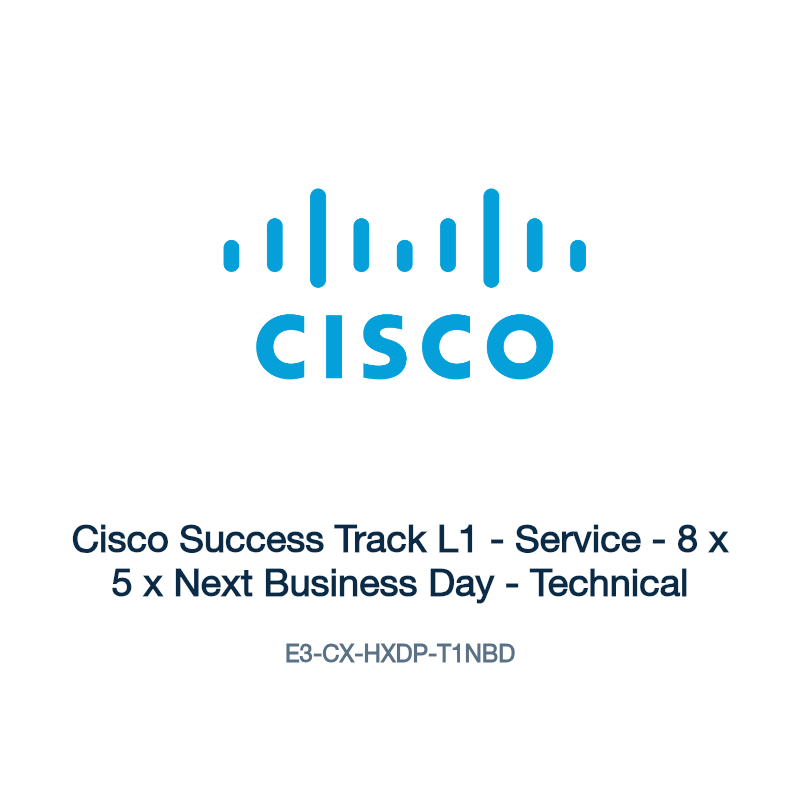 E3-CX-HXDP-T1NBD: Cisco Success Track L1