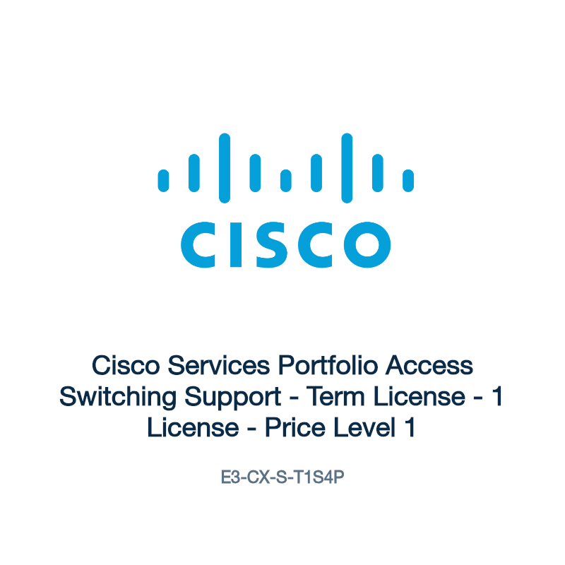 E3-CX-S-T1S4P: Cisco Services Portfolio Access Switching Support