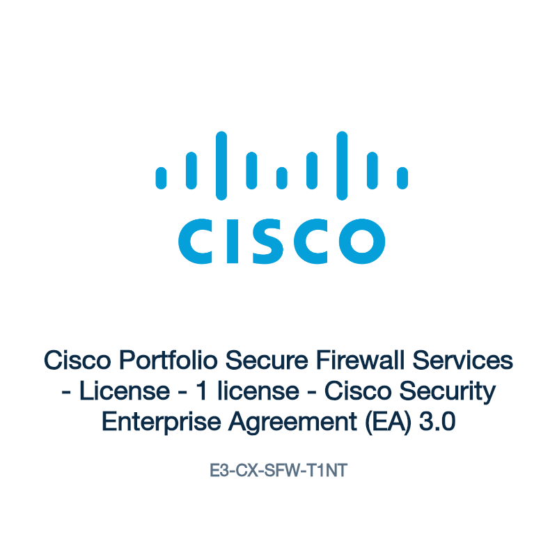 E3-CX-SFW-T1NT: Cisco Portfolio Secure Firewall Services