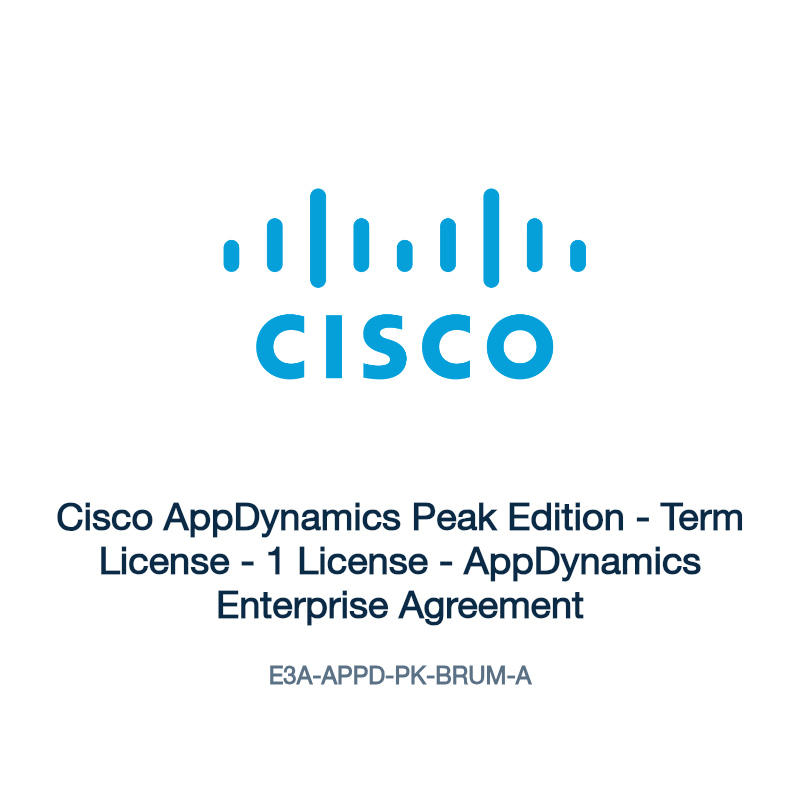 E3A-APPD-PK-BRUM-A: Cisco AppDynamics Peak Edition