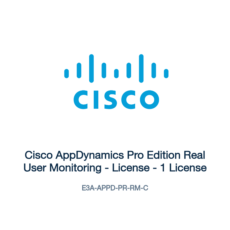 E3A-APPD-PR-RM-C: Cisco AppDynamics Pro Edition Real User Monitoring
