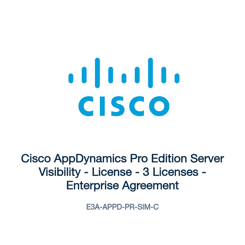 E3A-APPD-PR-SIM-C: Cisco AppDynamics Pro Edition Server Visibility