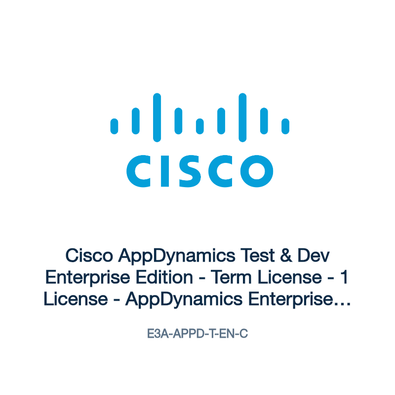 E3A-APPD-T-EN-C: Cisco AppDynamics Test & Dev Enterprise Edition