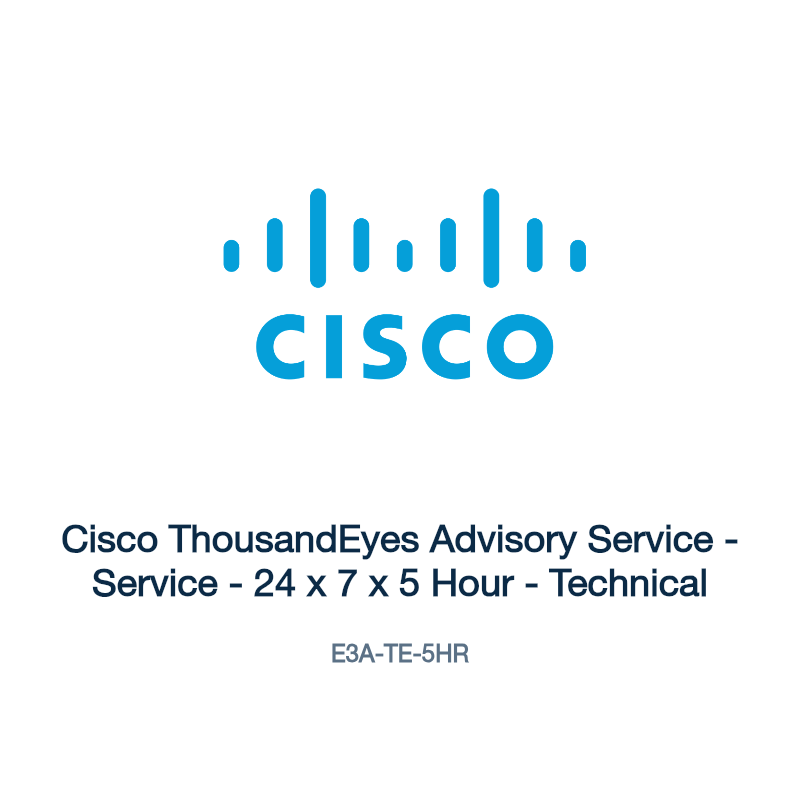 E3A-TE-5HR: Cisco ThousandEyes Advisory Service