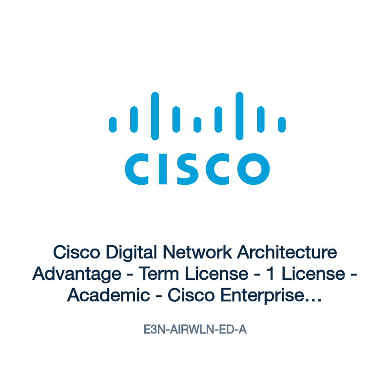 E3N-AIRWLN-ED-A: Cisco Digital Network Architecture Advantage