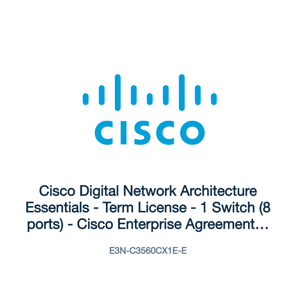 E3N-C3560CX1E-E: Cisco Digital Network Architecture Essentials