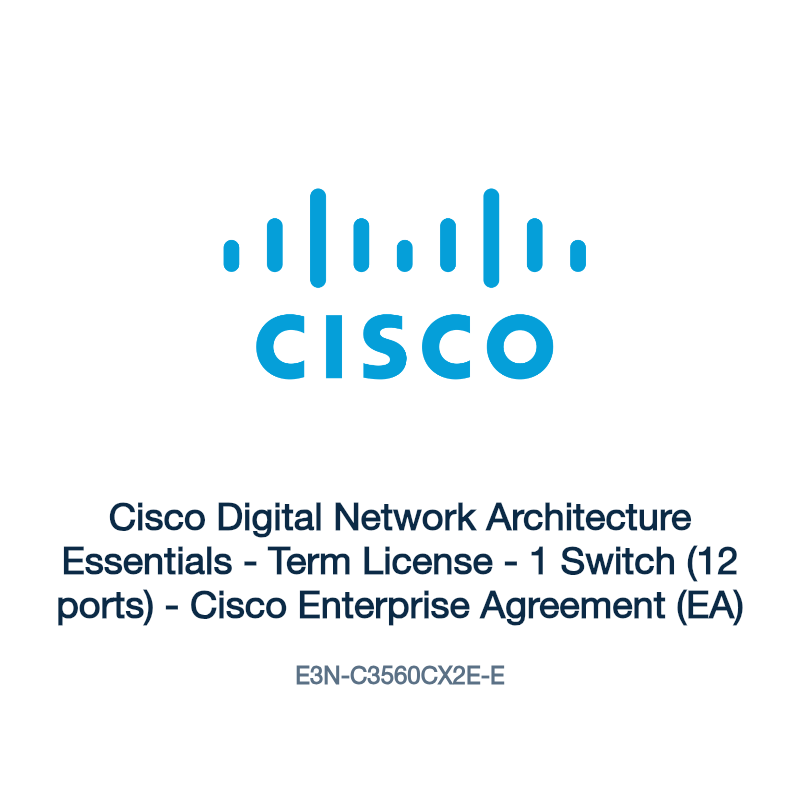 E3N-C3560CX2E-E: Cisco Digital Network Architecture Essentials
