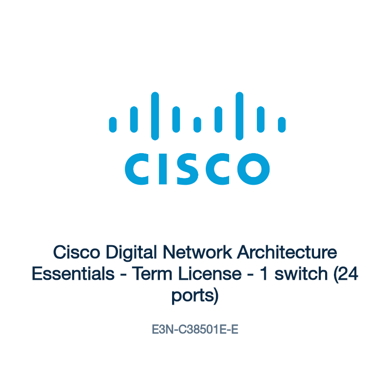 E3N-C38501E-E: Cisco Digital Network Architecture Essentials