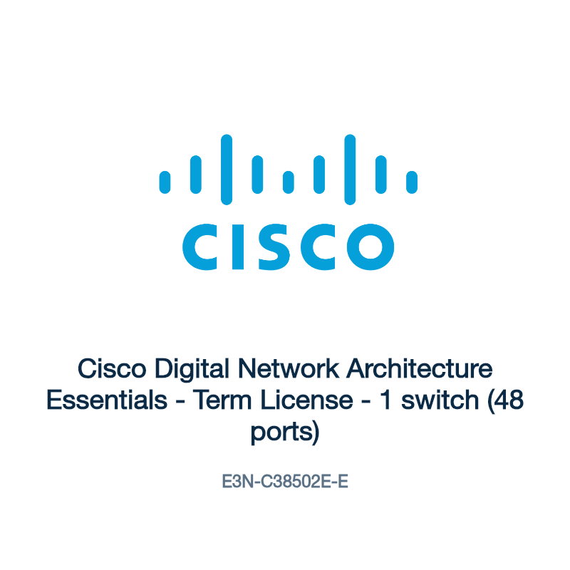 E3N-C38502E-E: Cisco Digital Network Architecture Essentials