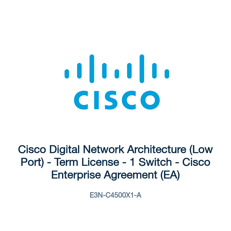 E3N-C4500X1-A: Cisco Digital Network Architecture (Low Port)
