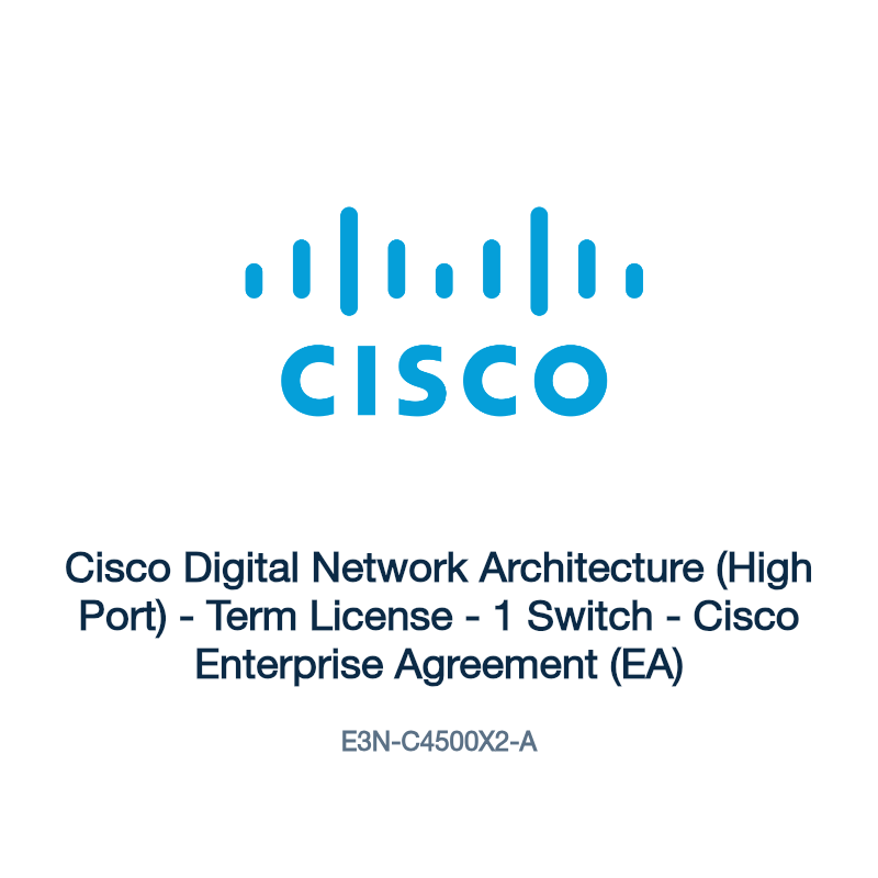 E3N-C4500X2-A: Cisco Digital Network Architecture (High Port)