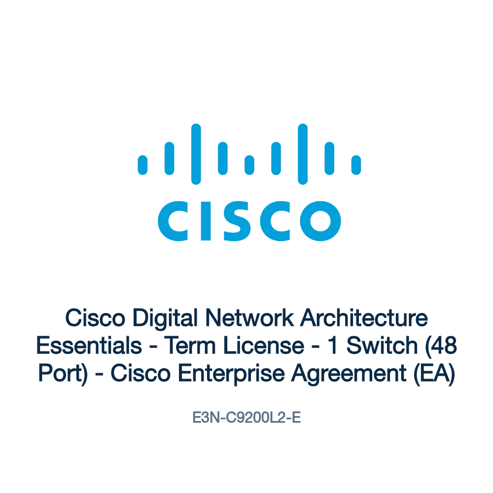 E3N-C9200L2-E: Cisco Digital Network Architecture Essentials