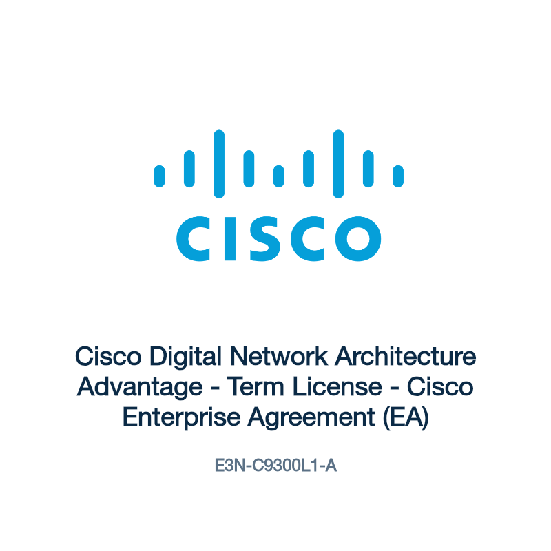 E3N-C9300L1-A: Cisco Digital Network Architecture Advantage