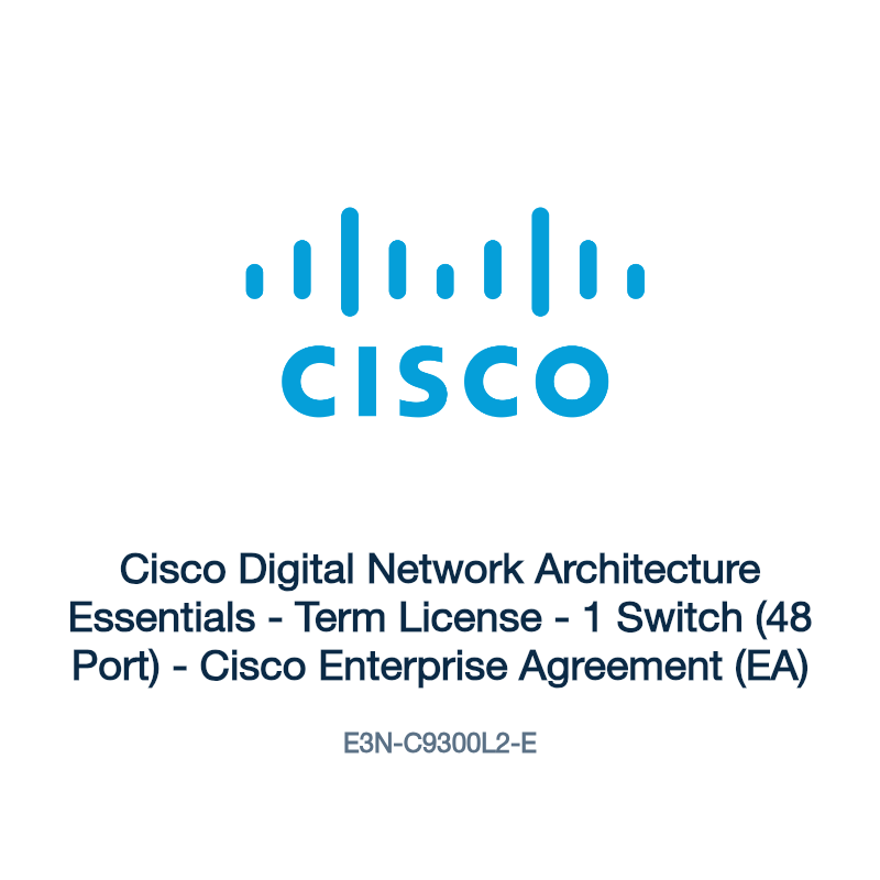 E3N-C9300L2-E: Cisco Digital Network Architecture Essentials