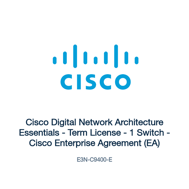 E3N-C9400-E: Cisco Digital Network Architecture Essentials