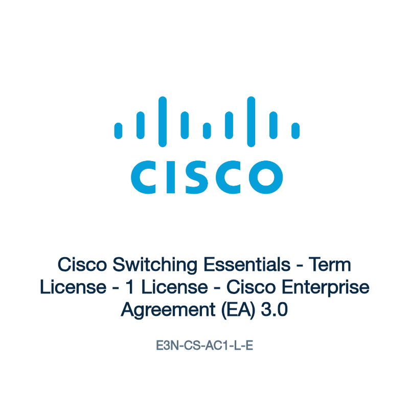 E3N-CS-AC1-L-E: Cisco Switching Essentials