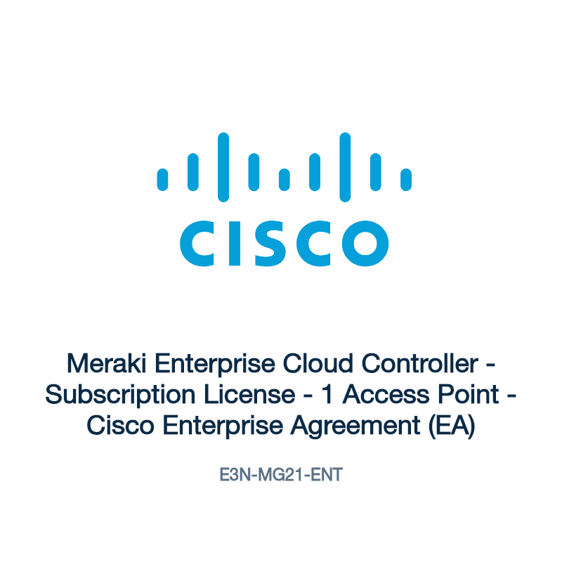 E3N-MG21-ENT: Meraki Enterprise Cloud Controller