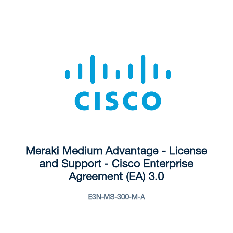 E3N-MS-300-M-A: Meraki Medium Advantage